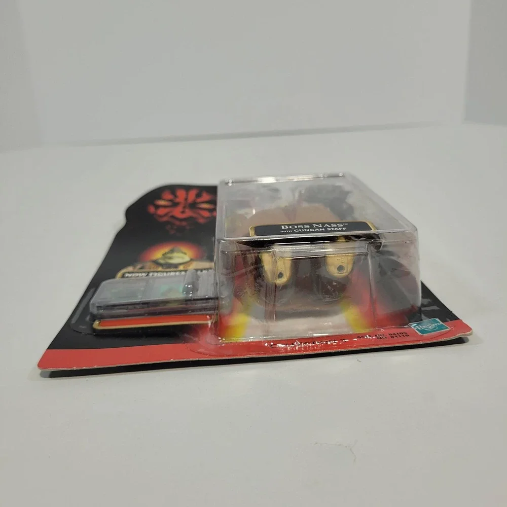 Star Wars Episode I Boss Nass Action Figure with Gungan Staff CommTech Chip 1998